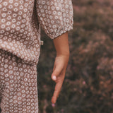 Broderie | Wide Leg Pants | Stucco
