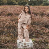 Broderie | Wide Leg Pants | Stucco