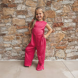 Crinkle | Cut Out Jumpsuit | Sorbet