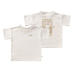 Sunset | Wide Tee | Cloud Dancer