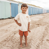 Ocean BLVD | Oversized Tee | White Swan