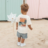 Ocean BLVD | Oversized Tee | White Swan