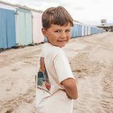 Ocean BLVD | Oversized Tee | White Swan
