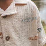 Shark Fish | Loose Shirt | White Swan