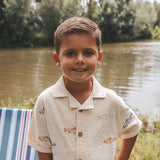 Shark Fish | Loose Shirt | White Swan