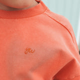 Garment Dye | Wide Sweater | Burnt Sienna