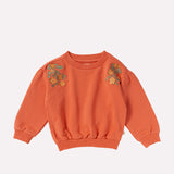 Floral | Oversized Sweater | Burnt Sienna