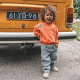 Floral | Oversized Sweater | Burnt Sienna