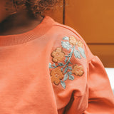 Floral | Oversized Sweater | Burnt Sienna