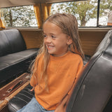 French Knit | Shortsleeve Sweater | Copper Tan