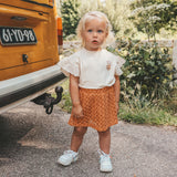 Embroidered Tule | Skirt | Gold Earth