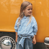 Vichy Blue | Scarf Belt | Allure