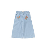 Vichy Blue | Wide Leg Pants | Allure