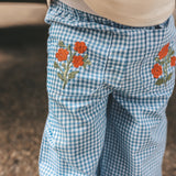 Vichy Blue | Wide Leg Pants | Allure