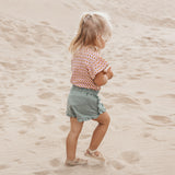 Mini Check | Ruffle Shirt | Multicolor