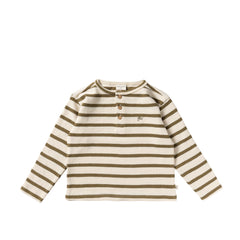 Stripe Terry | Relaxed Granddad LS | Multicolor