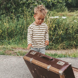 Stripe Terry | Relaxed Granddad LS | Multicolor