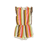 Multi Stripes | Ruffle Jumpsuit | Multicolor