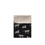 Wild Cheetah | Deken | Black