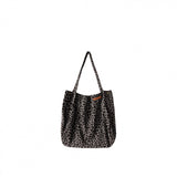 Mommy Tote Bag | Leopard Jacquard | Melange