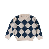 Diamond Knit | Chunky Sweater | Tapioca