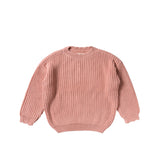 Knit | Chunky Scallop Sweater | Rose Dawn