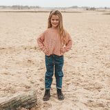 Knit | Chunky Scallop Sweater | Rose Dawn