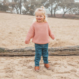 Knit | Chunky Scallop Sweater | Rose Dawn