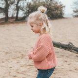Knit | Chunky Scallop Sweater | Rose Dawn