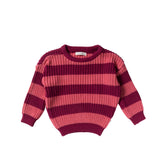 Stripe Knit | Chunky Sweater | Desert Rose