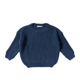 Knit | Chunky Sweater | Blue Wing Tale
