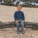 Knit | Chunky Sweater | Blue Wing Tale
