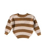 Stripe Knit | Chunky Sweater | Smoke Grey