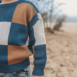 Check Knit | Chunky Sweater | Multicolor