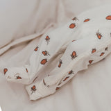 Wrap Cuff Jumpsuit | Strawberry | Antique White