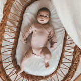Fitted Wrap Romper | Solid | Rugby Tan