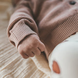 Ruffle Collar Cardigan | Knit | Rugby Tan