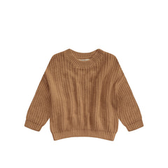 Knit | Oversized Sweater | Indian Tan