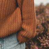 Knit | Oversized Sweater | Indian Tan