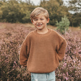 Knit | Oversized Sweater | Indian Tan