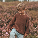 Knit | Oversized Sweater | Brown Stone