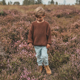 Knit | Oversized Sweater | Brown Stone